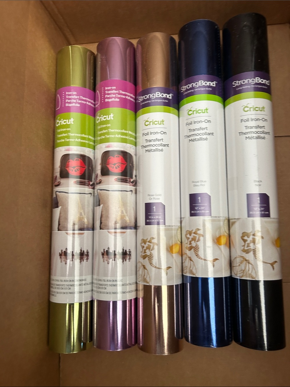 Cricut Metallic Foil Iron-On Rolls